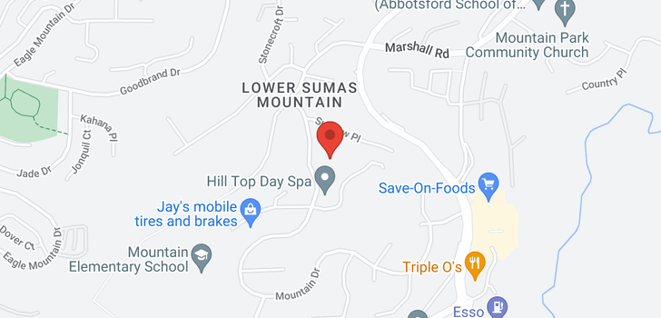 map of 2424 MOUNTAIN DRIVE